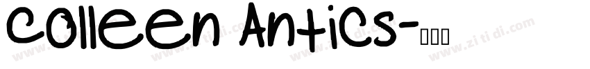 Colleen Antics字体转换